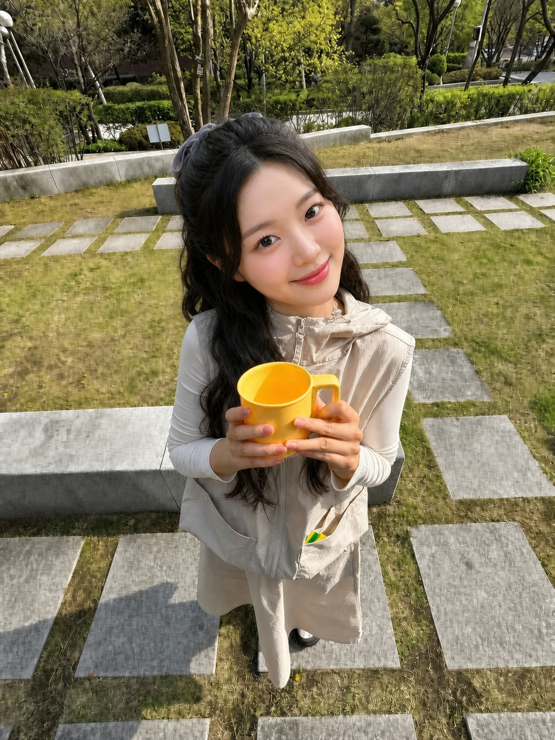 화사하고 포근한 일상, 톤온톤 레이어드 룩의 매력