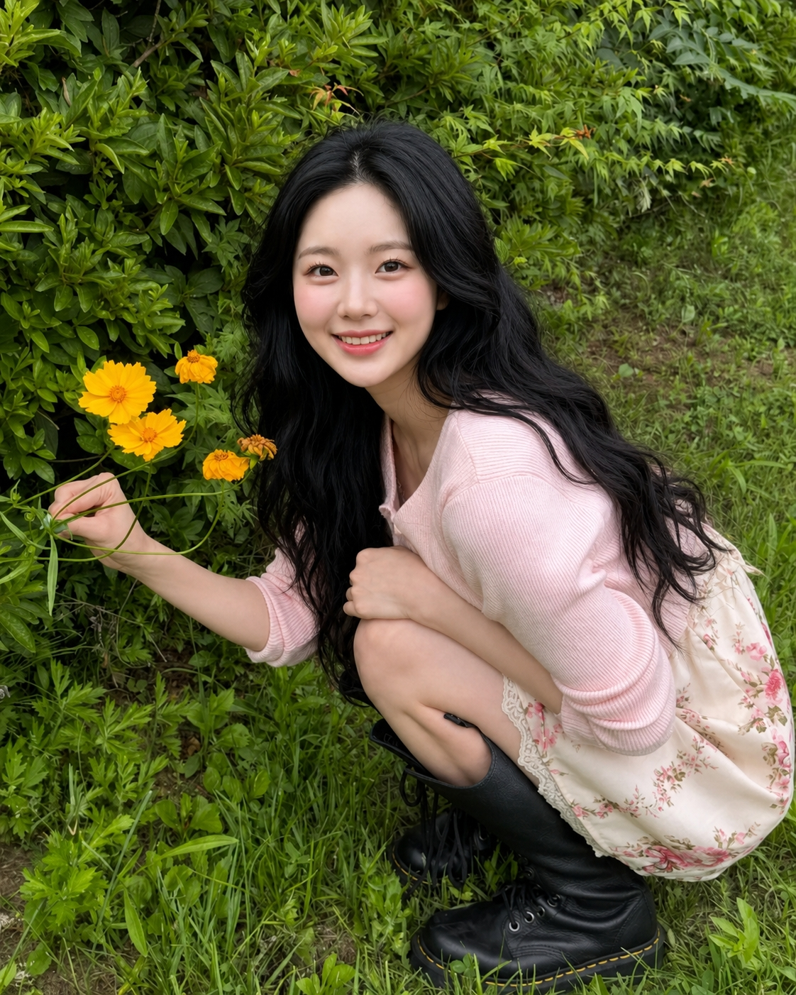 로맨틱한 무드로 완성하는 내추럴 데일리 룩