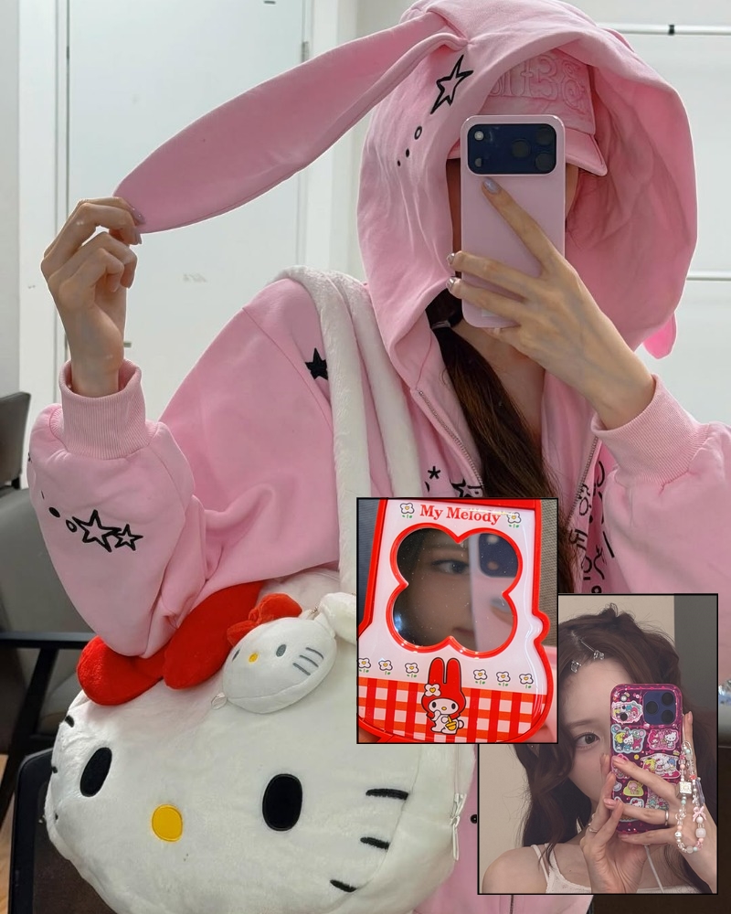 고양이가 고양이를 좋아해…'올데프' 영서, 헬로키티 '찐팬' 인증