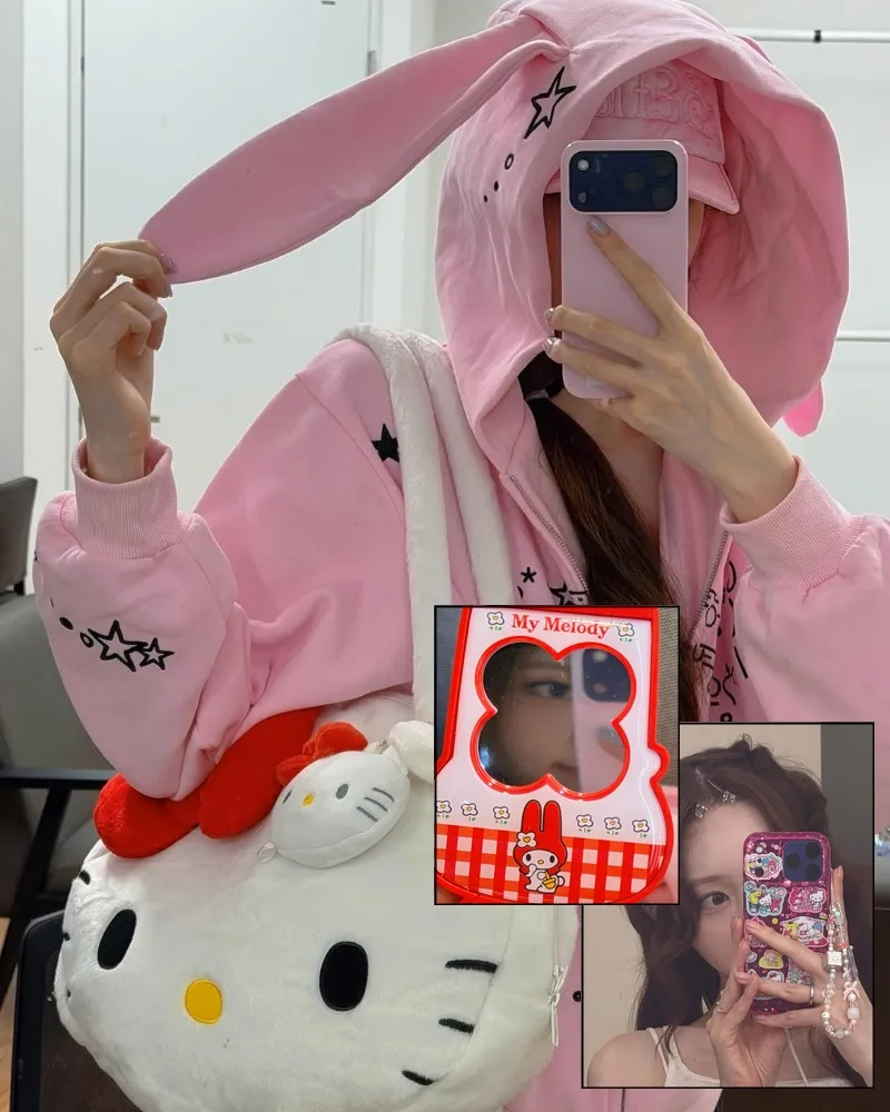 고양이가 고양이를 좋아해…'올데프' 영서, 헬로키티 '찐팬' 인증